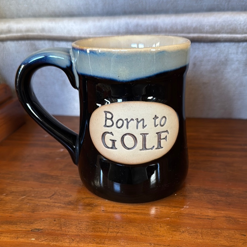 burton + BURTON Ceramic Golf Mug NWOT